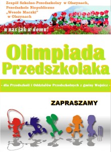 Plakat Olimpiada przedszkolaka